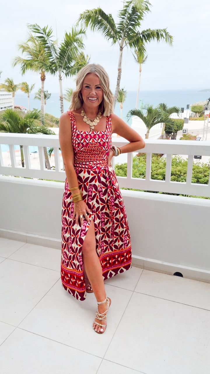 The Montego Wrap Skirt Set