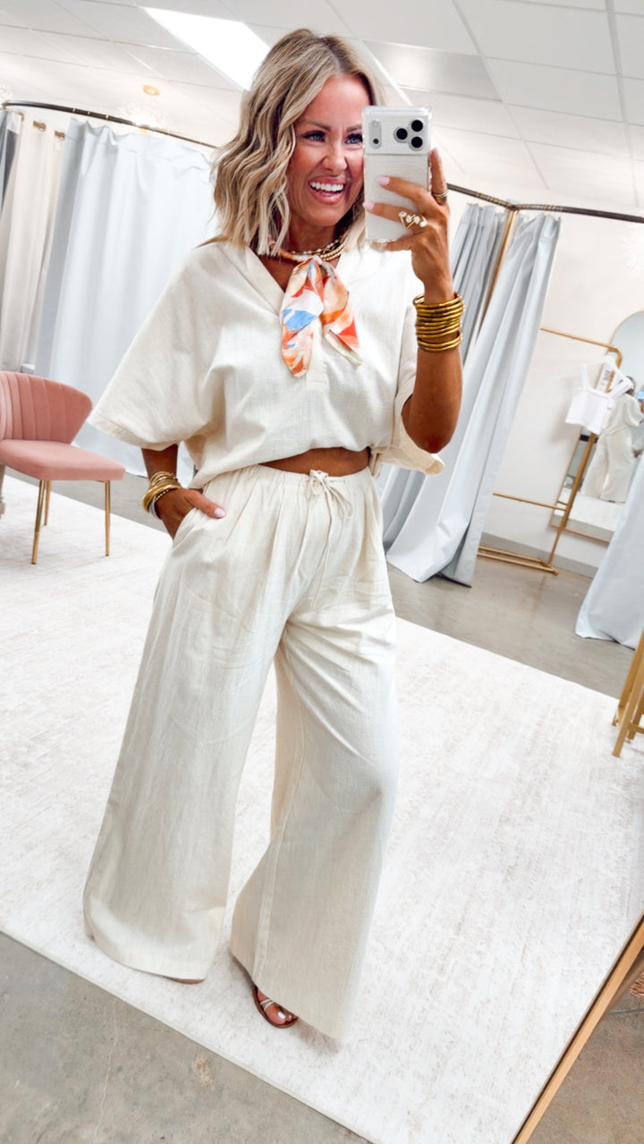 The Lora Popover Set- Linen