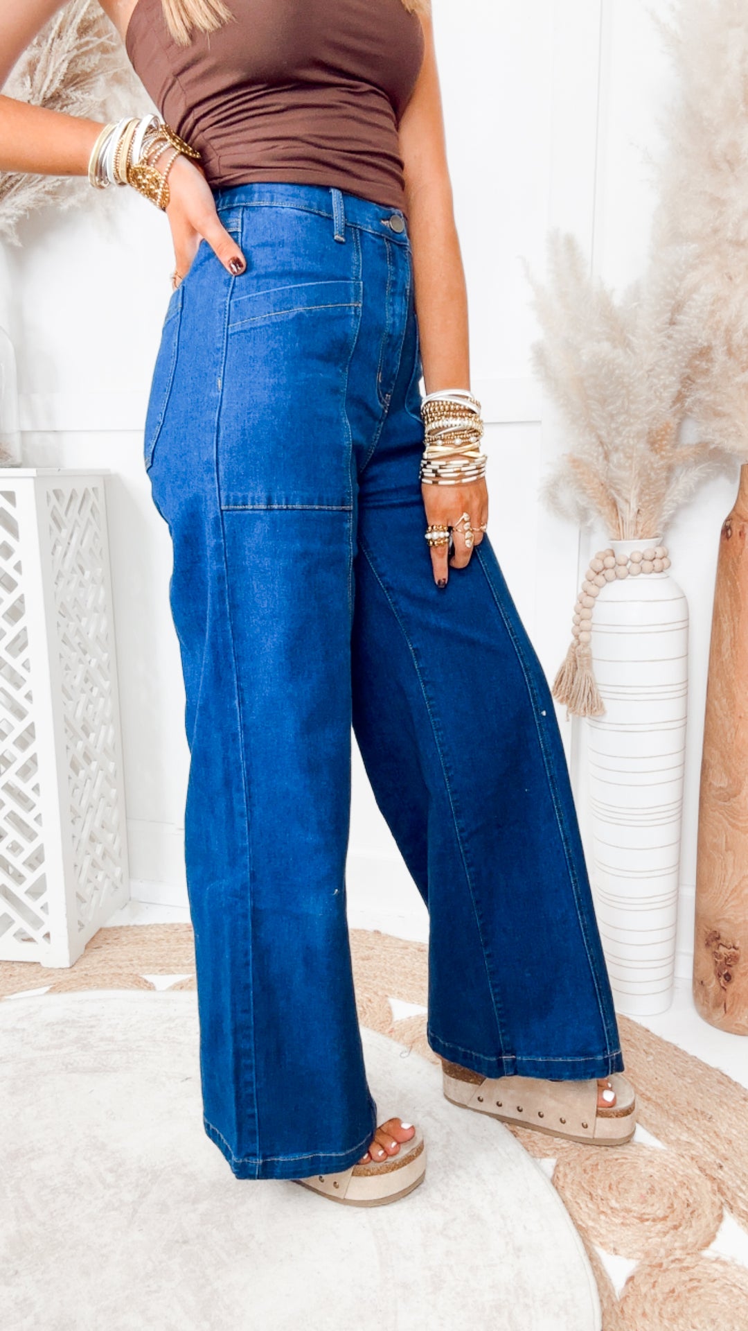 The Blue Crush Jeans-Washed Cobalt