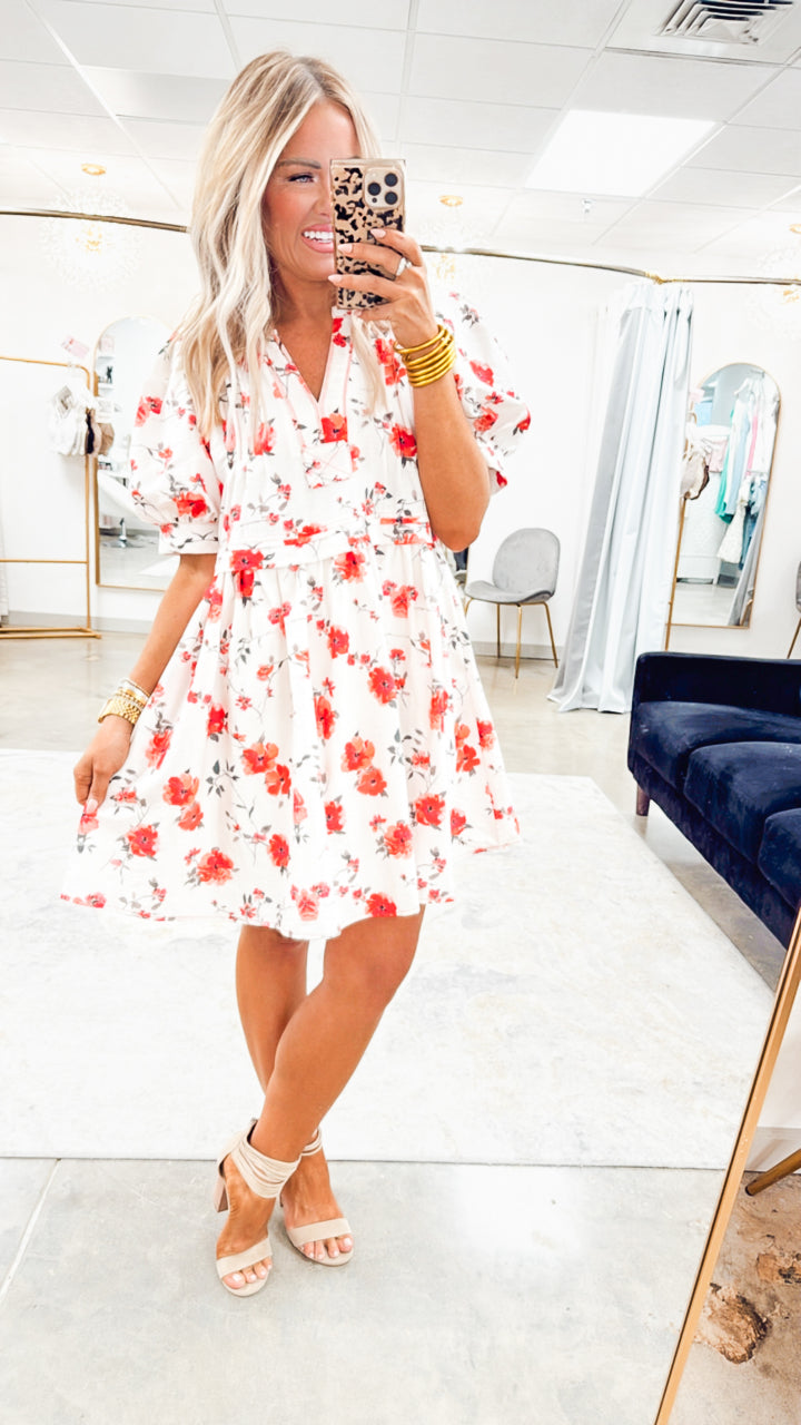 Rosalie Bloom Mini Dress