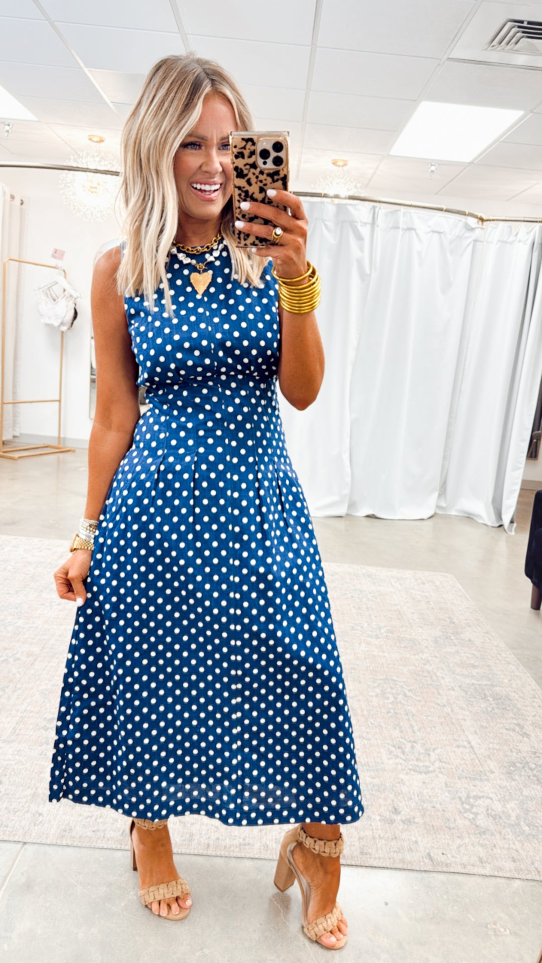 Estelle Polka Dot Dress