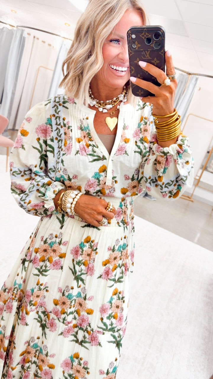 The Bloomfield Top & Maxi Skirt Set