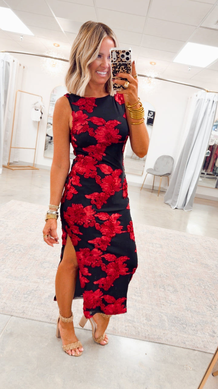 The Evening Flora Midi Dress