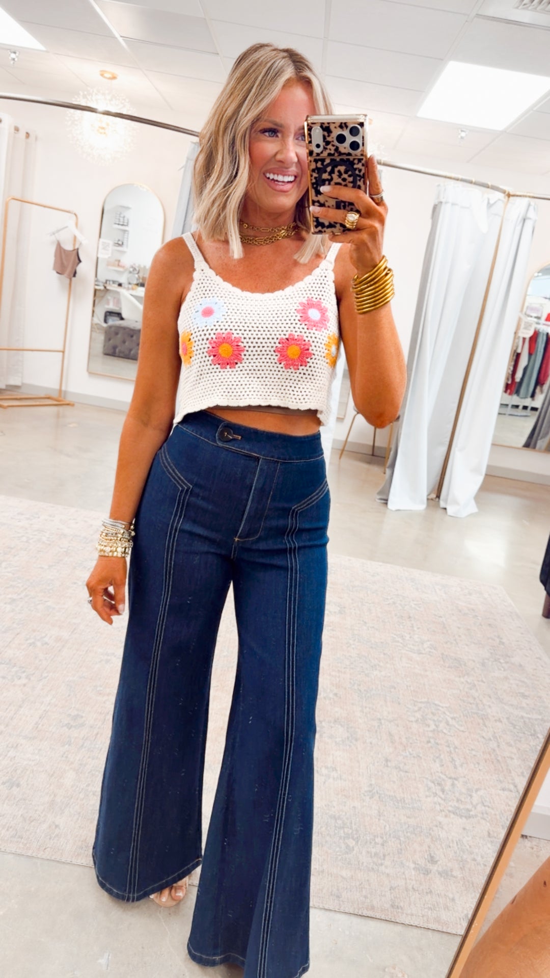 The Daisy Pop Crochet Top