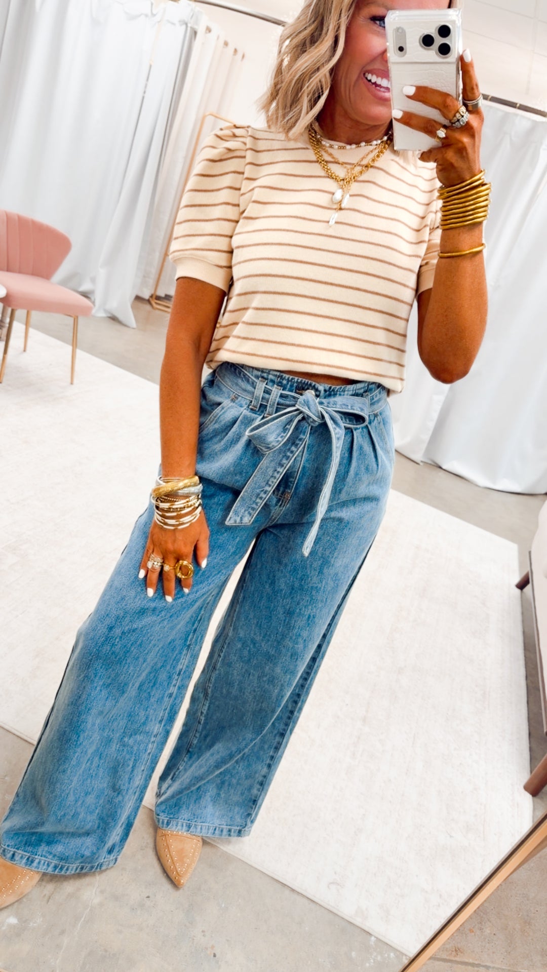 The Stripe Haven Top