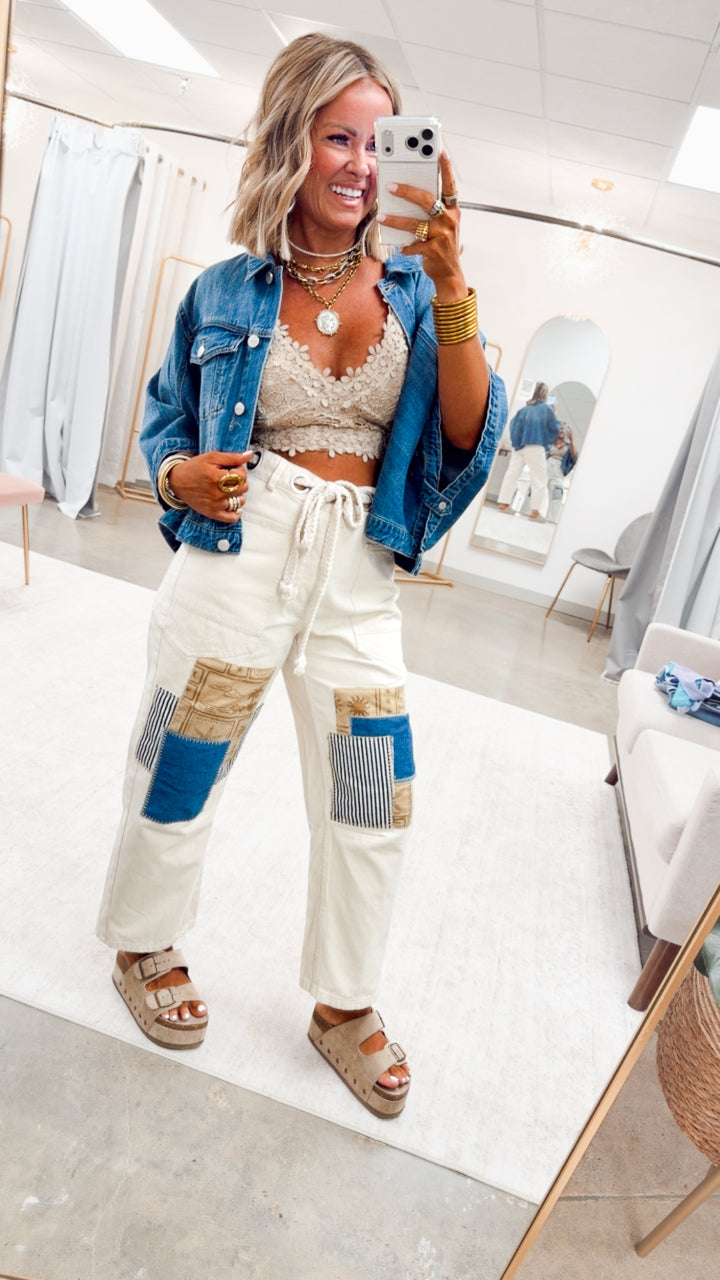 The Patchwork Paradise Jean