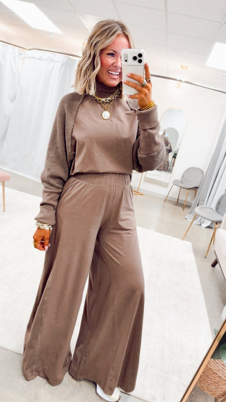 The Luxe Comfort Set-Mocha Latte