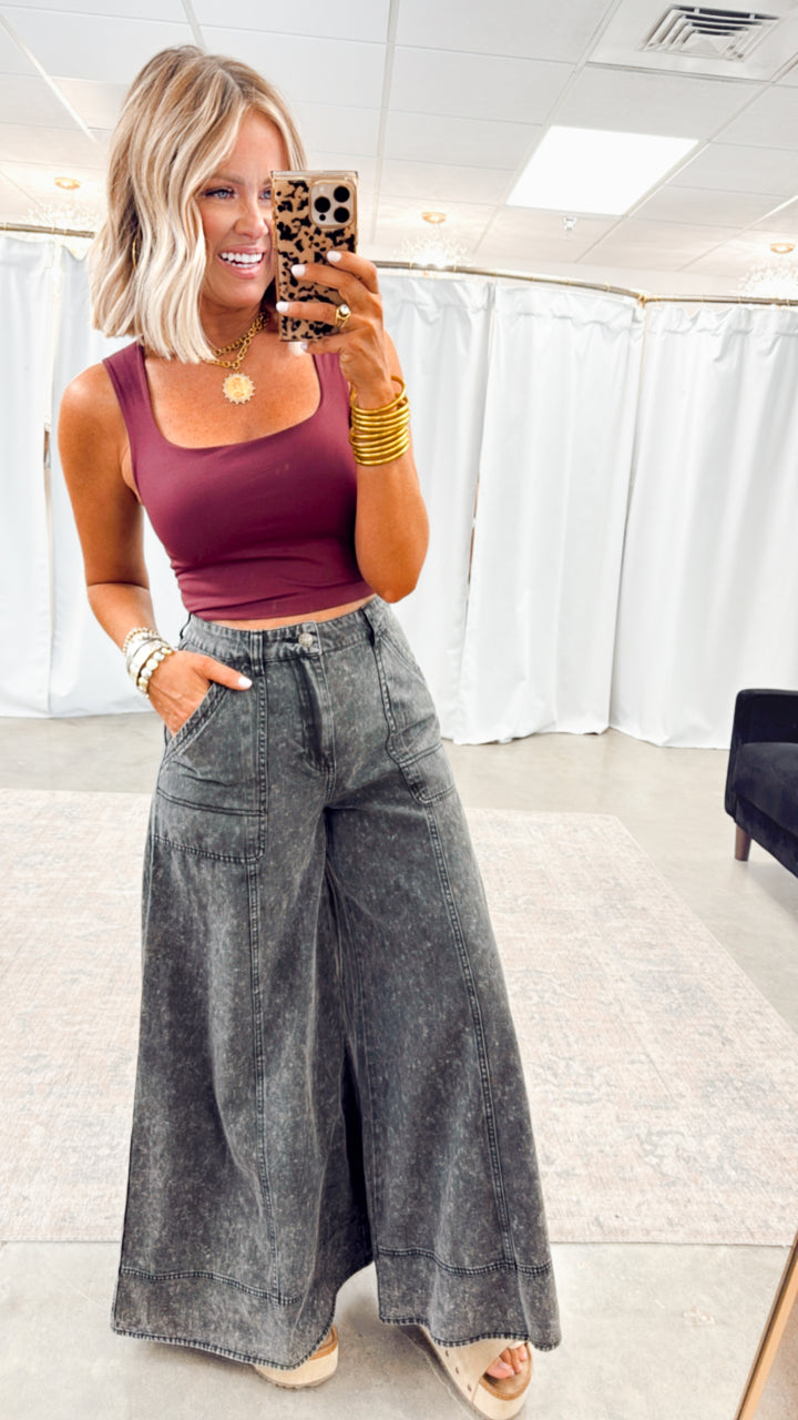 Nico Ultra Wide Leg Carpenter Pants