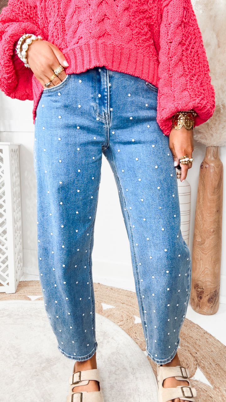 The Dot & Denim Barrel Jean