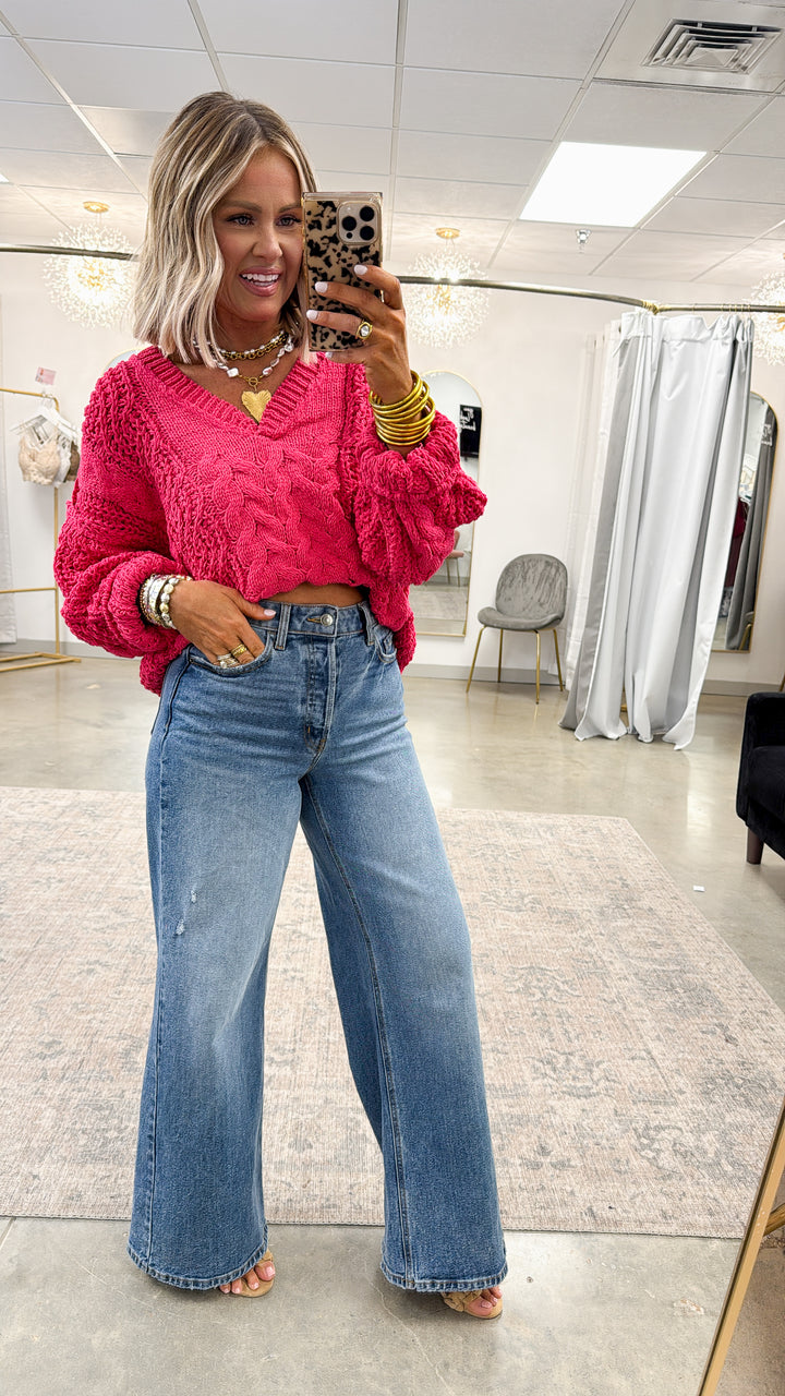 Melrose Balloon Sleeve Sweater