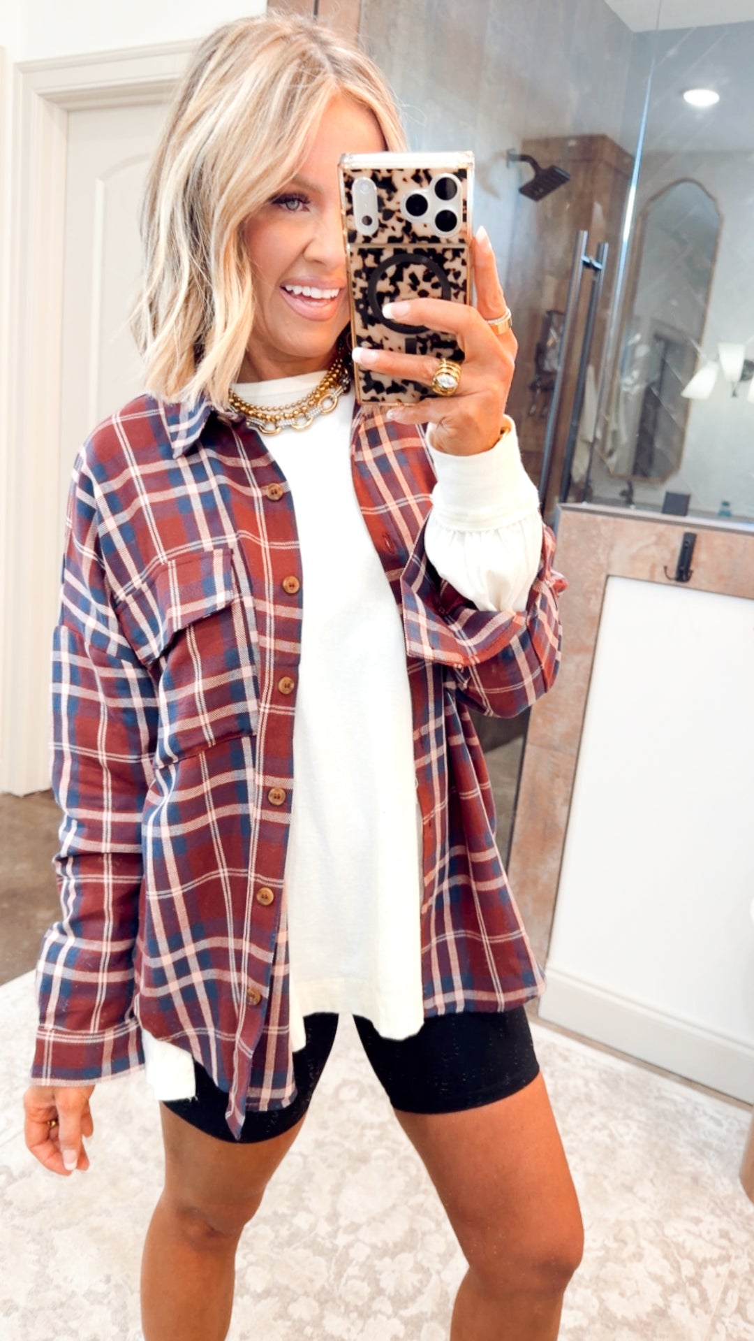 Bristol Plaid Flannel-Burgundy