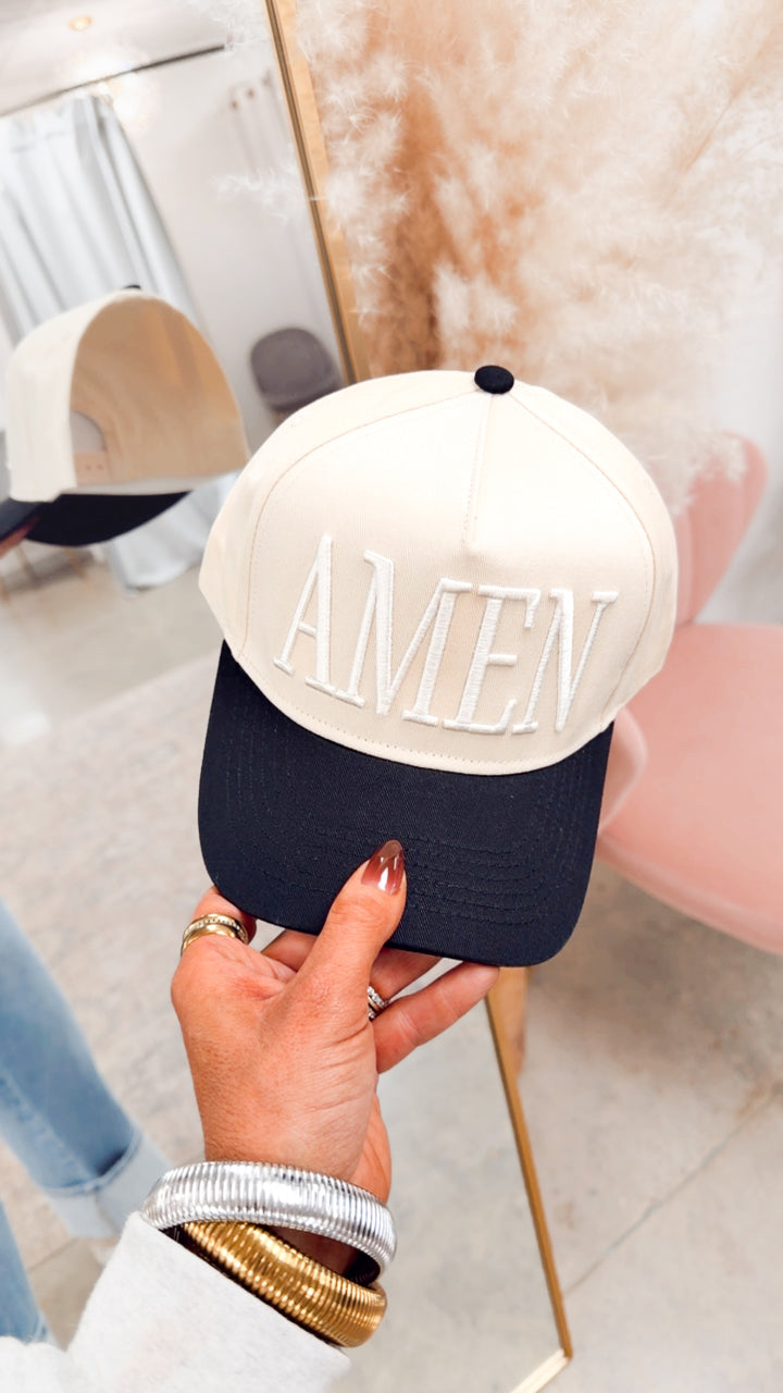 Amen Embroidered Trucker Hat