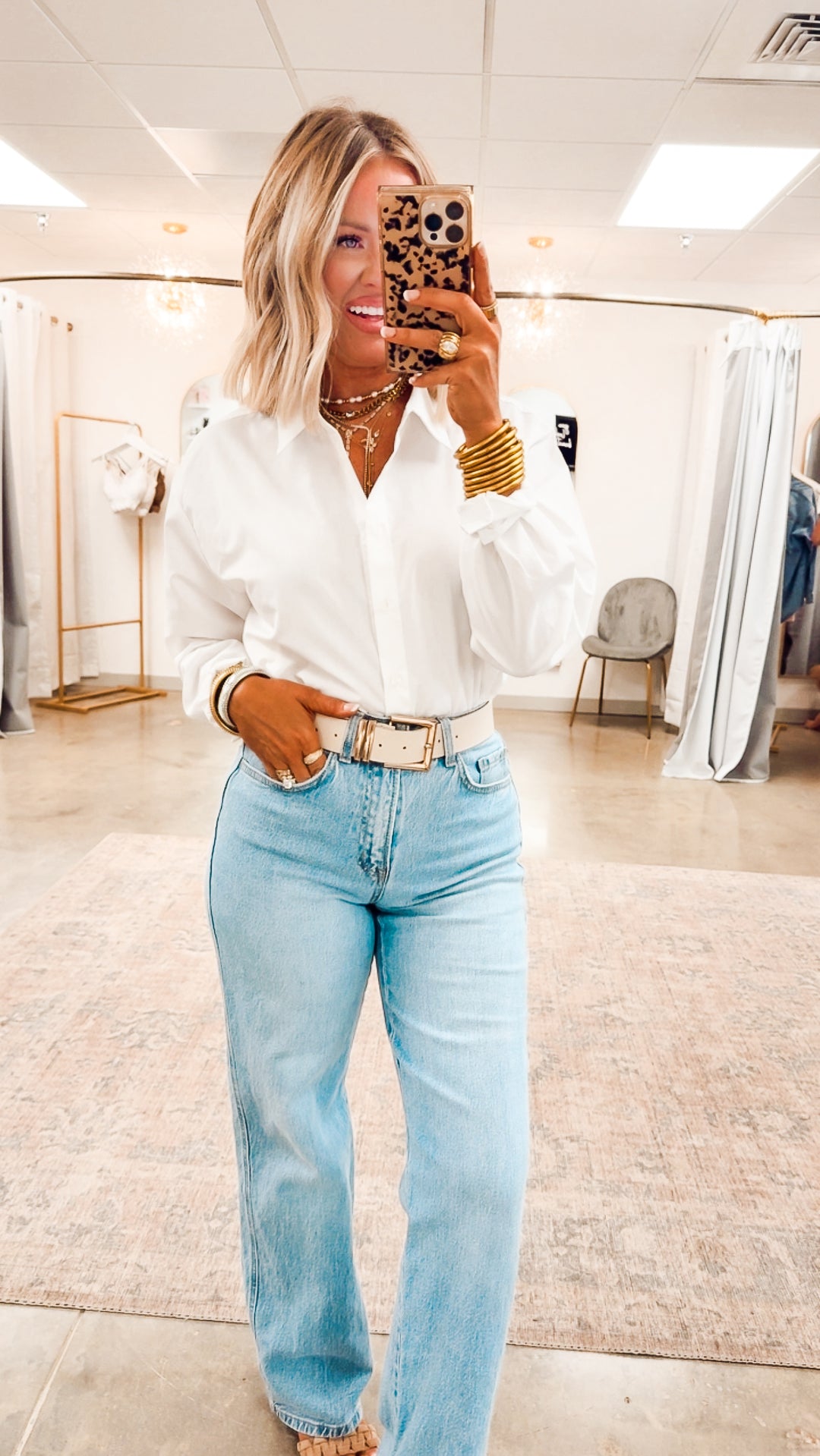 Gabby High Rise Baggy Straight Jean