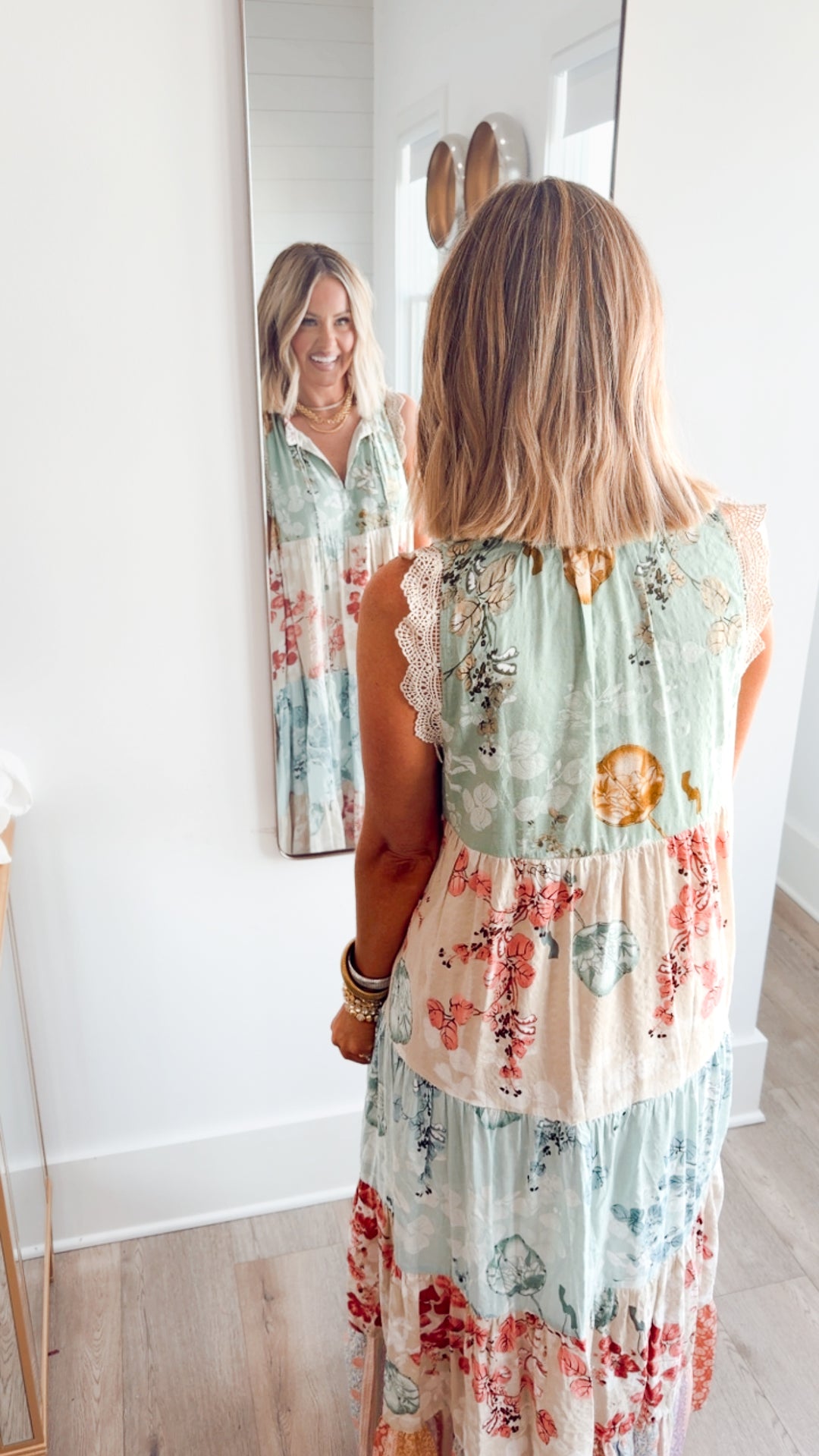 Patchwork Petal Dress