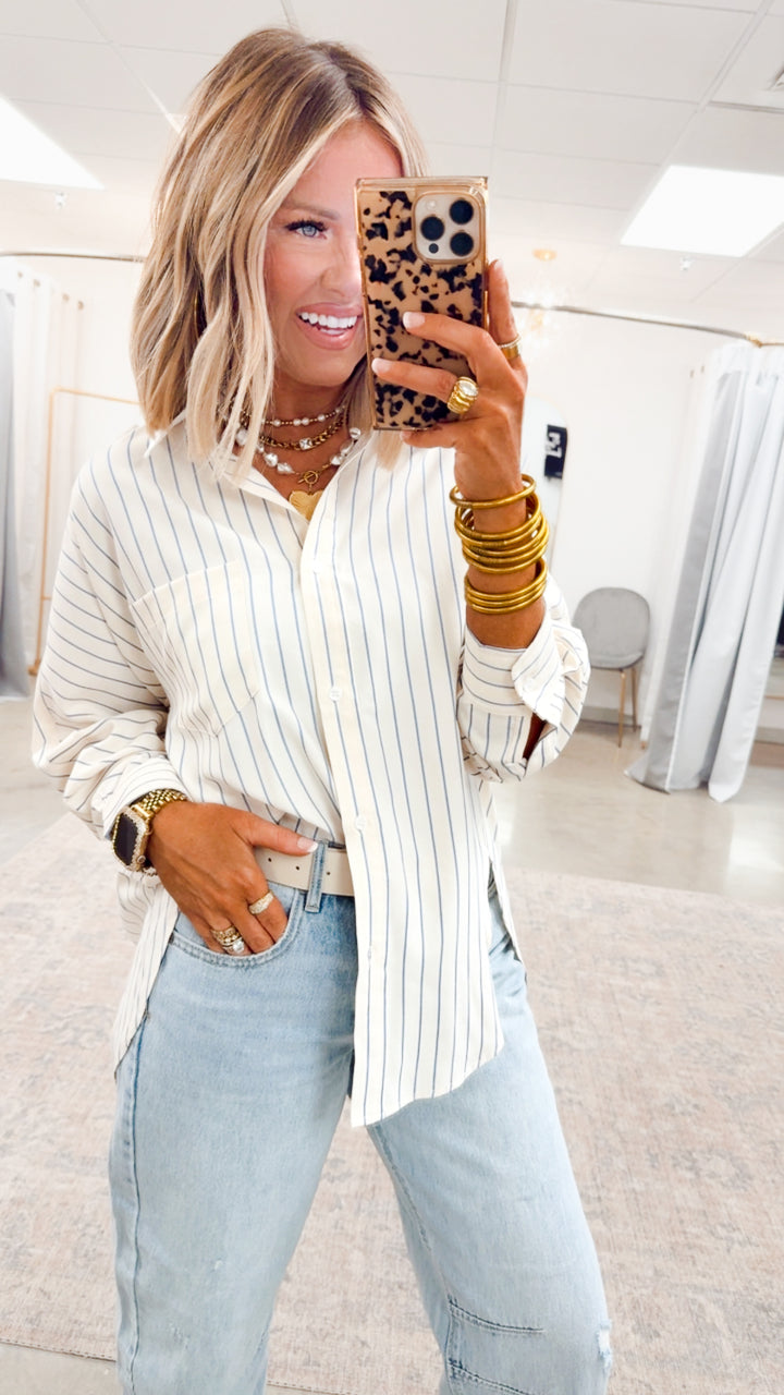 Sophisticated Stripe Blouse