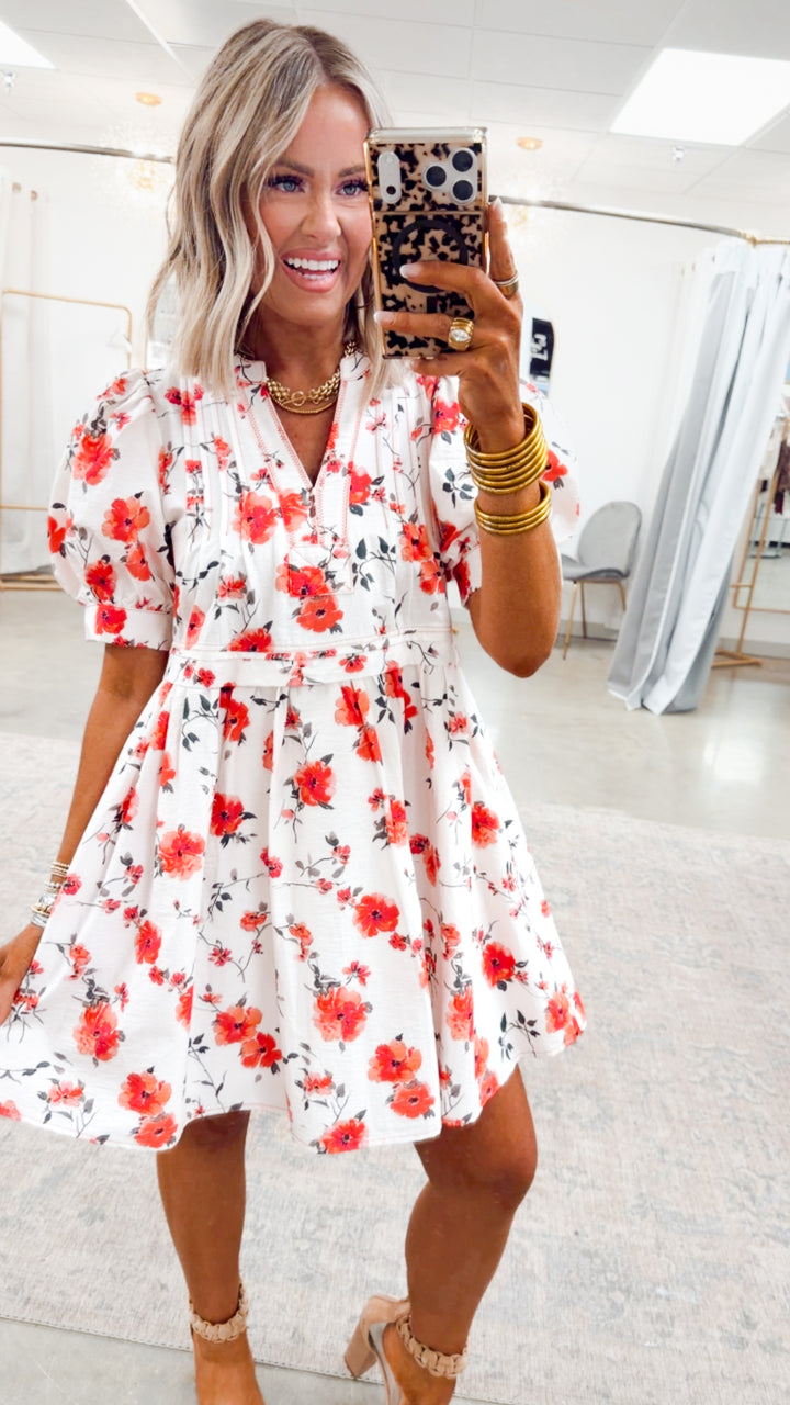Rosalie Bloom Mini Dress