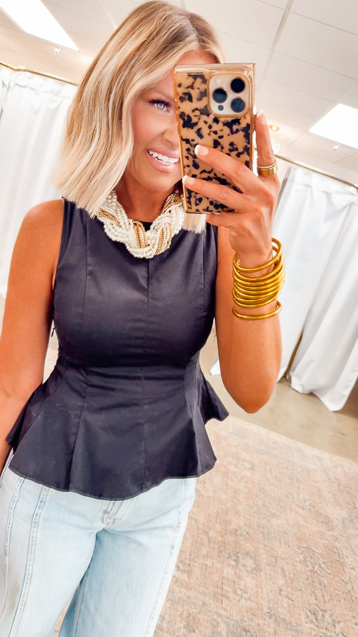 Sweet Serenity Top-Black