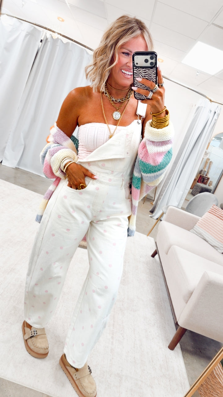 The Pretty in Polka Overalls