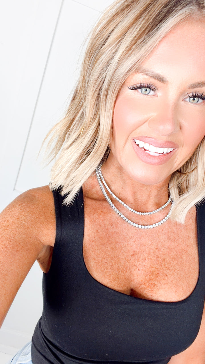 Kensington Luxe Tennis Necklace-18in