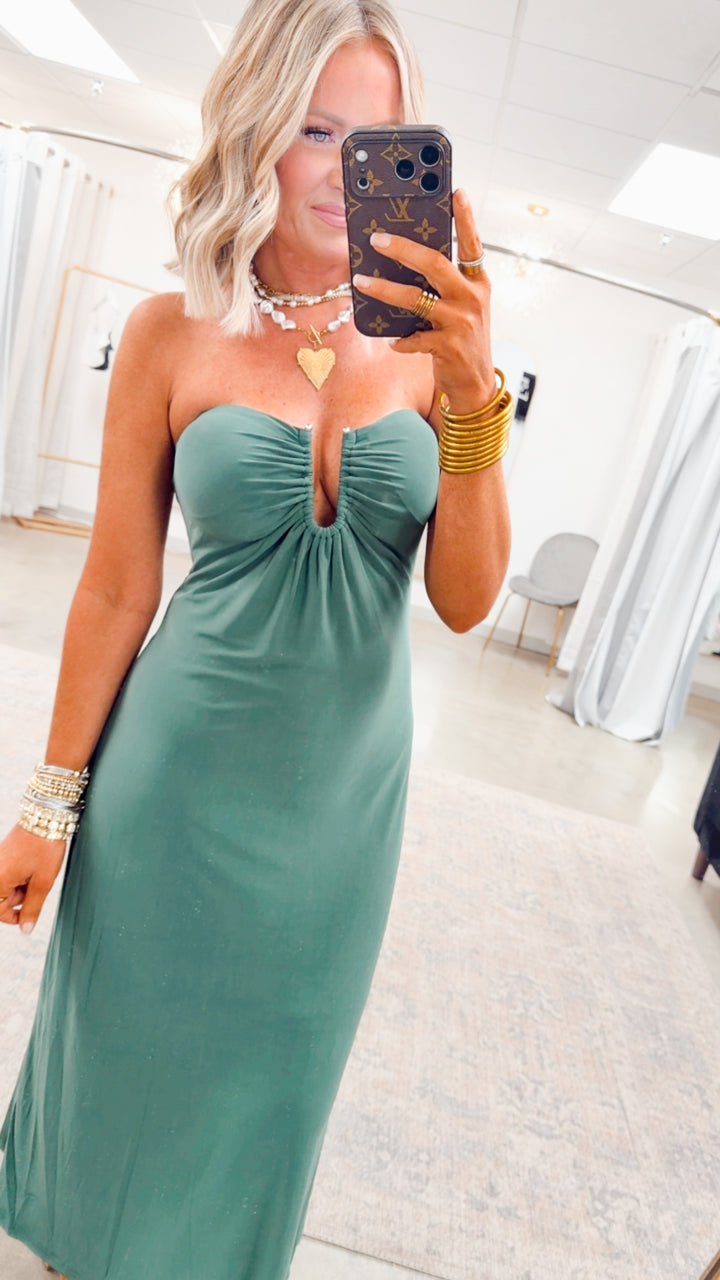 Timeless Romantic Midi Dress-Ivy