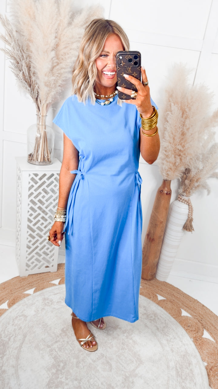 The Del Mare Midi Dress-Pacific