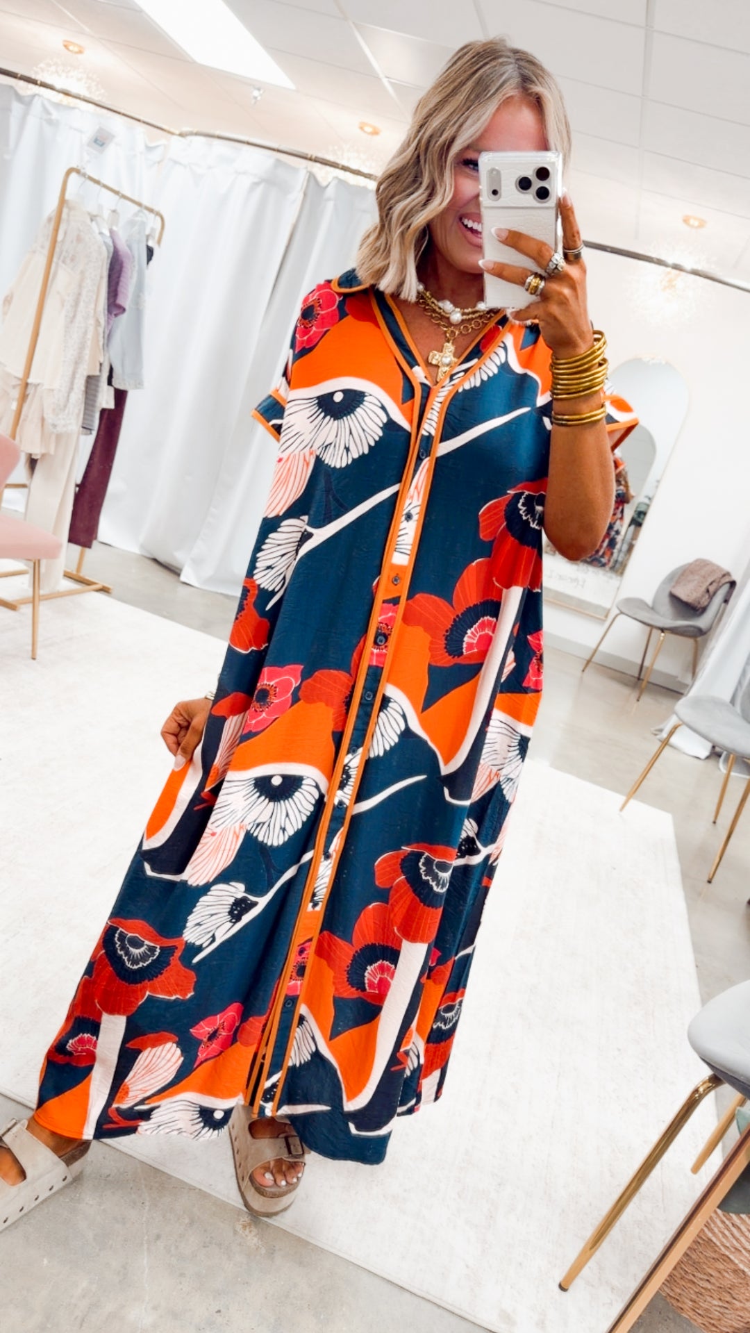 The Monaco Palm Dress