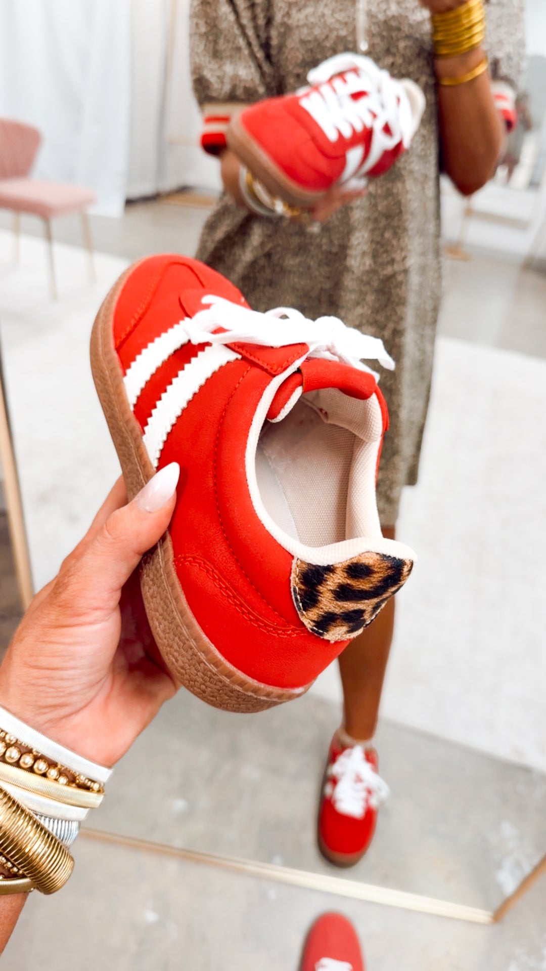 Corkys Heads Up Sneaker-Red