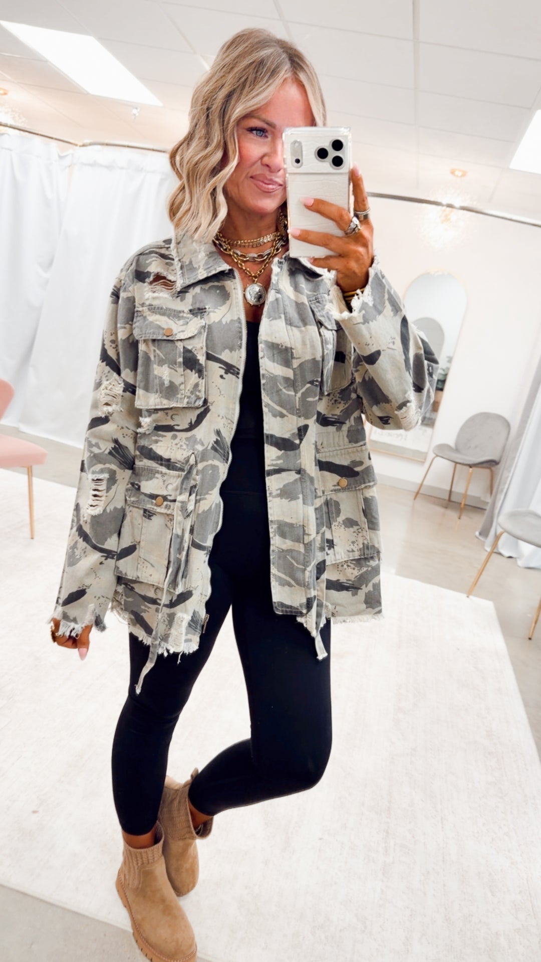 The Sweet Camo Twill Jacket