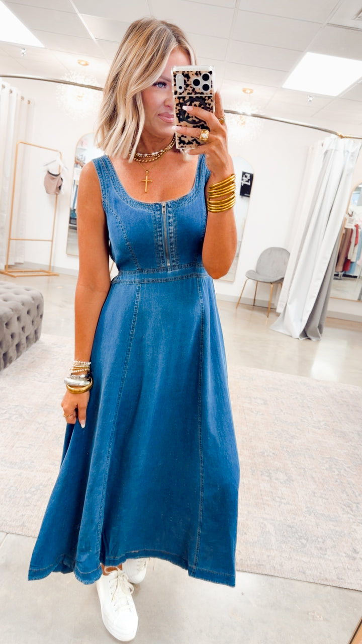 The Frontier Denim Dress