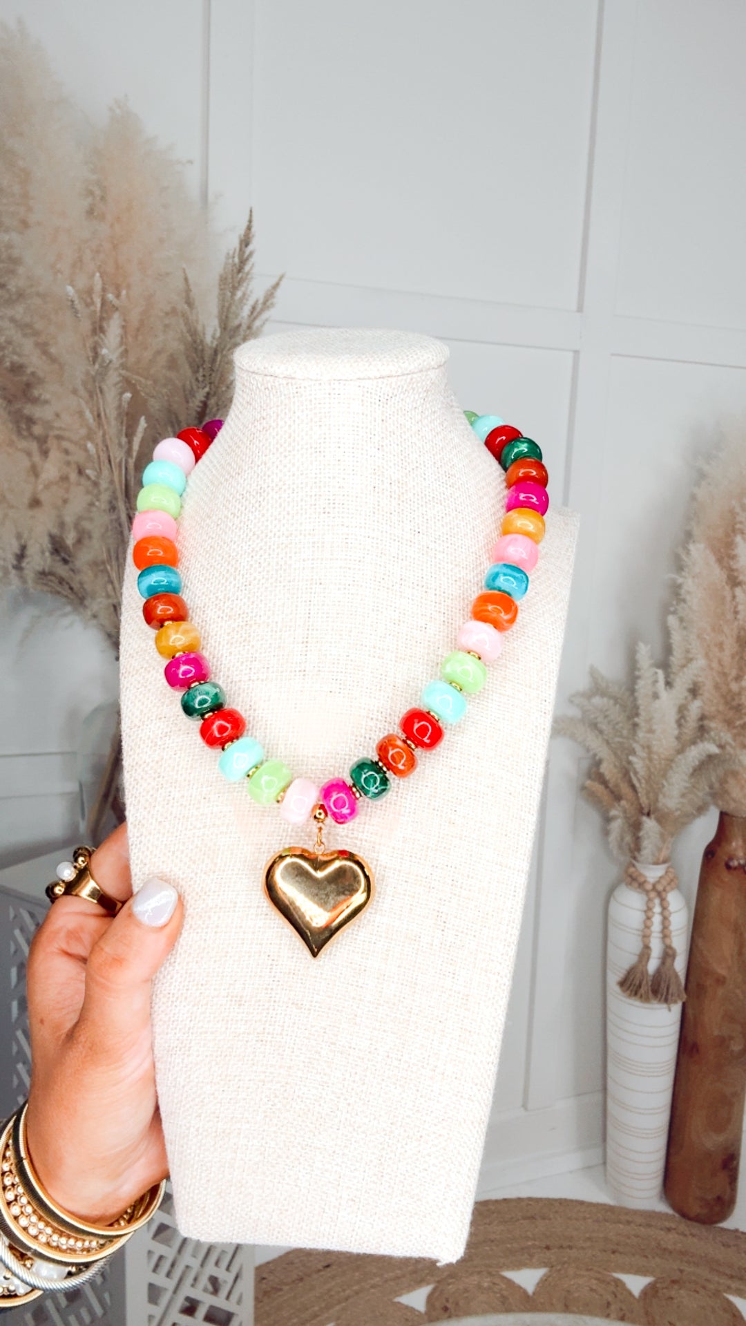 The Colorful Heart Necklace
