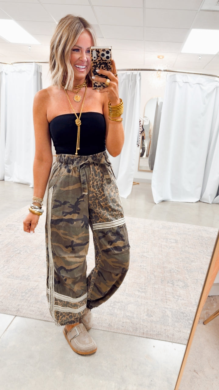 Wildside Camo Joggers-Olive Camo