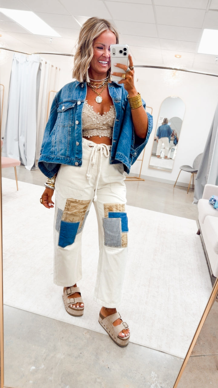 The Patchwork Paradise Jean