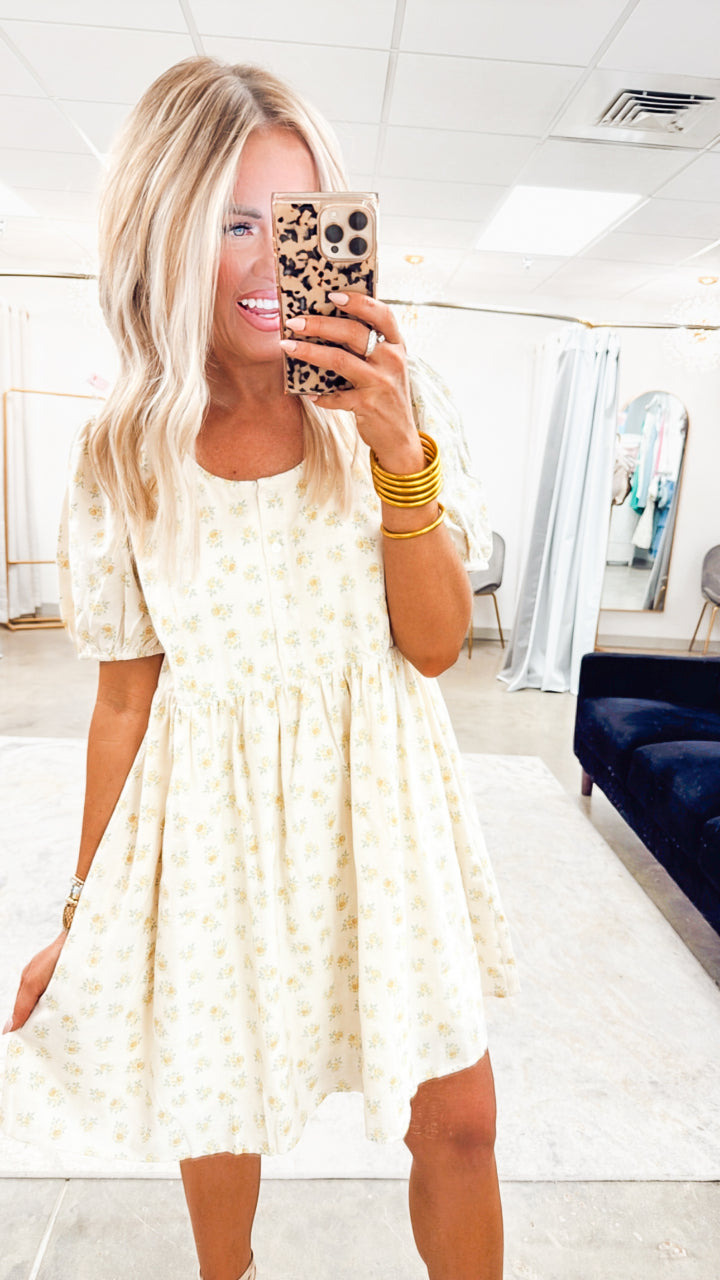 The Sunny Bloom Babydoll Dress