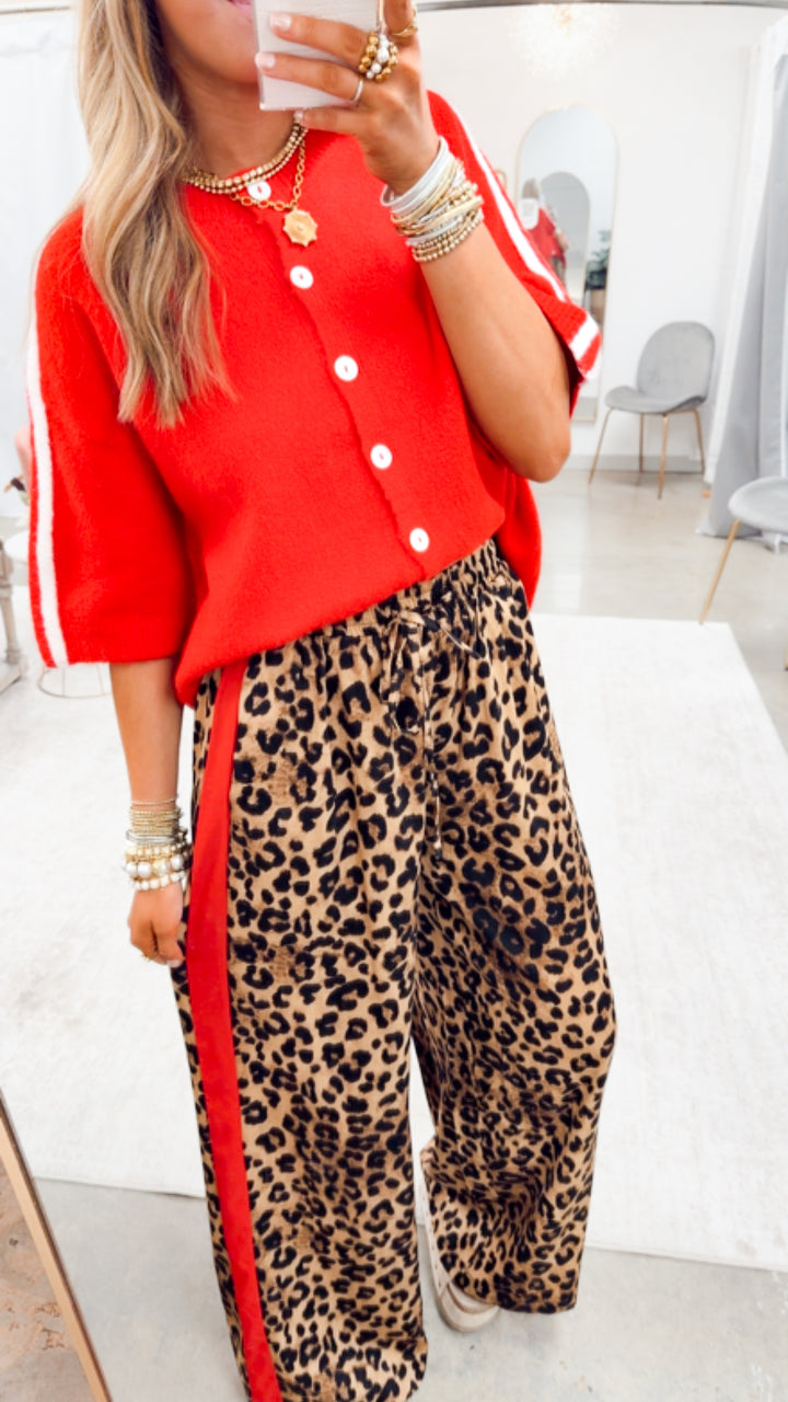The Wild Statement Pants-Leopard