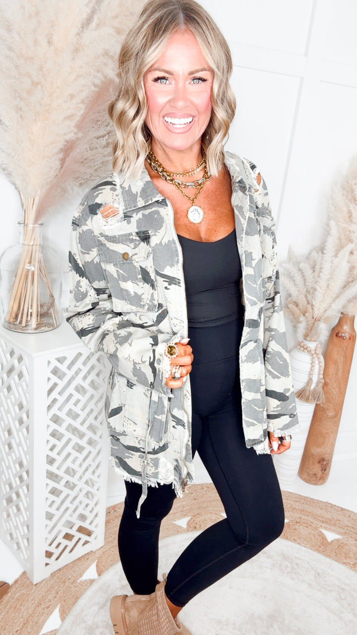 The Sweet Camo Twill Jacket