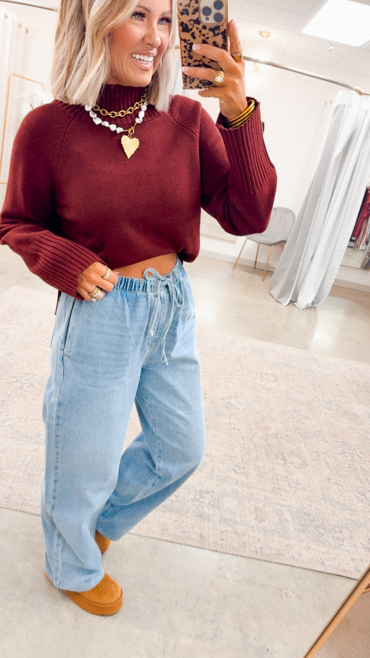 Lexington Relaxed Pants-Denim