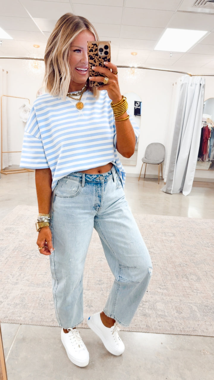 Dockside Top-Sky/White