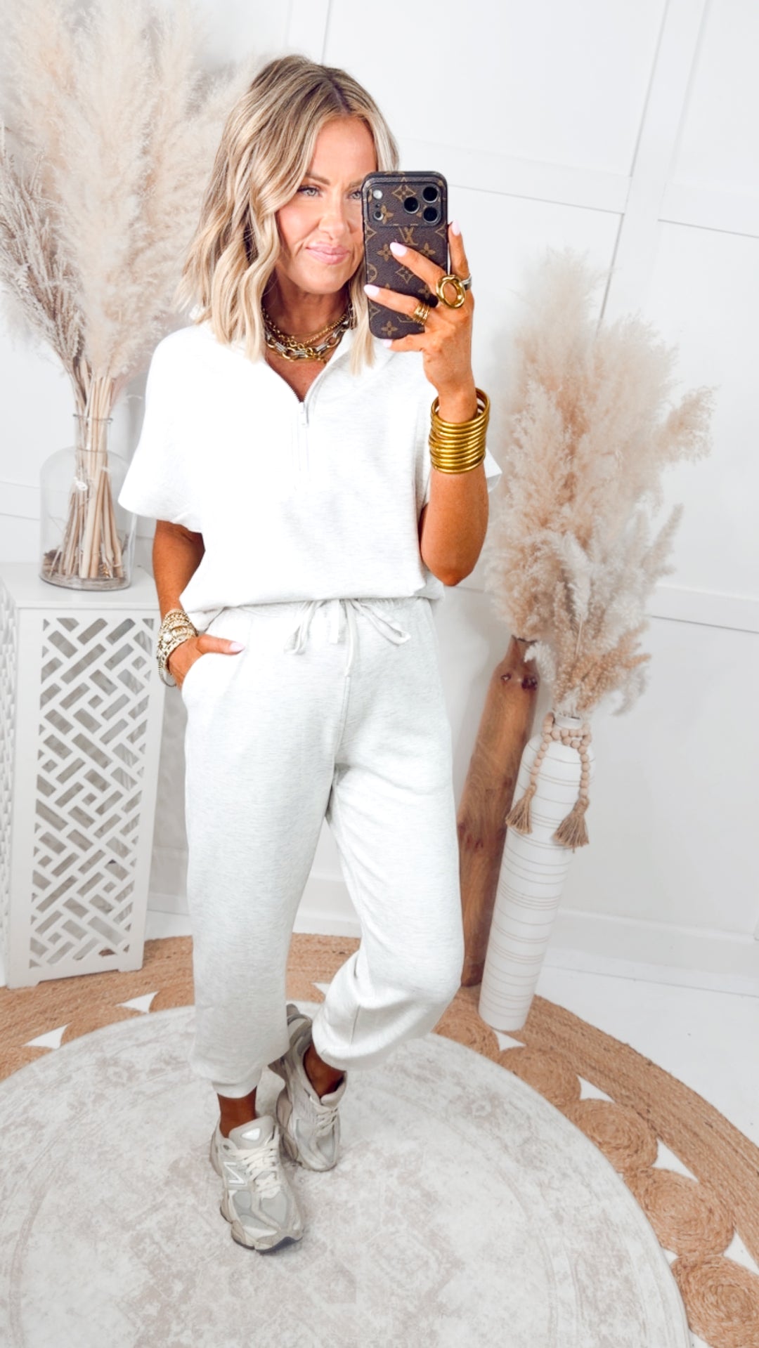 The Effortless On The Go Set-Grey