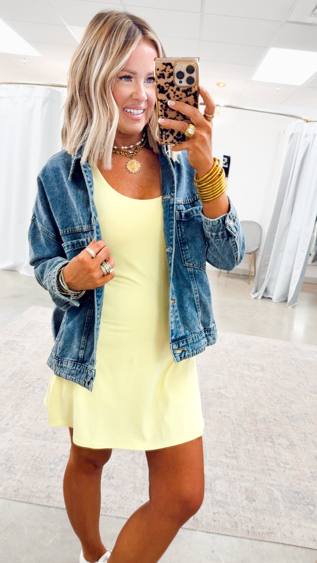 The Sweet Serve Romper Dress-Lemon Cream