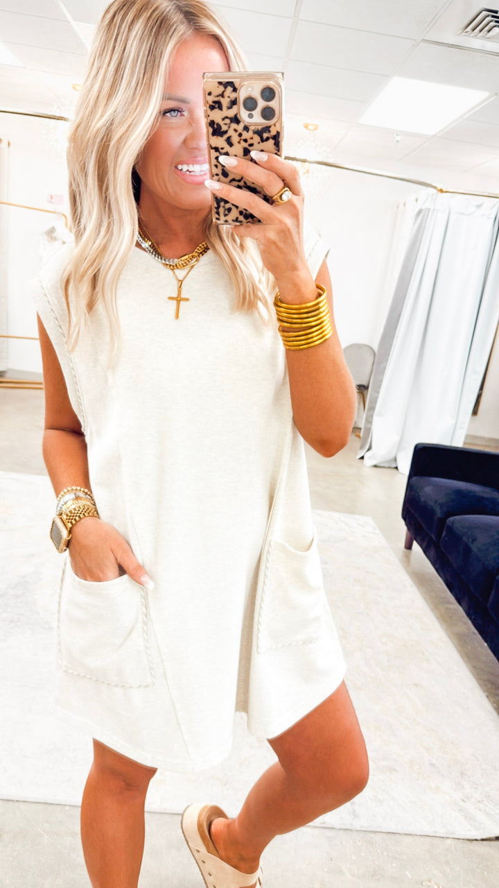Luxe Breeze Piped Dress
