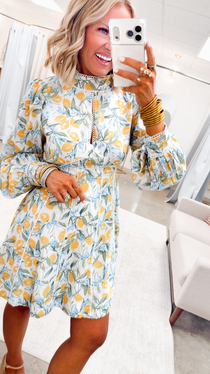 The Lemon Blossom Belle Dress