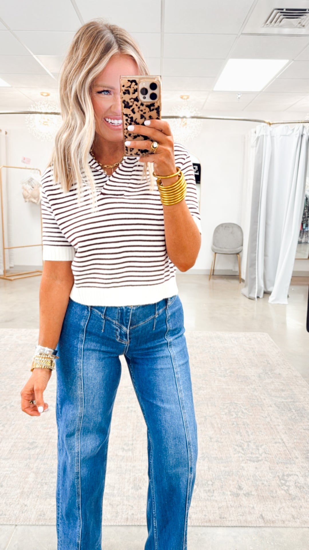 The Hollis Collared Top