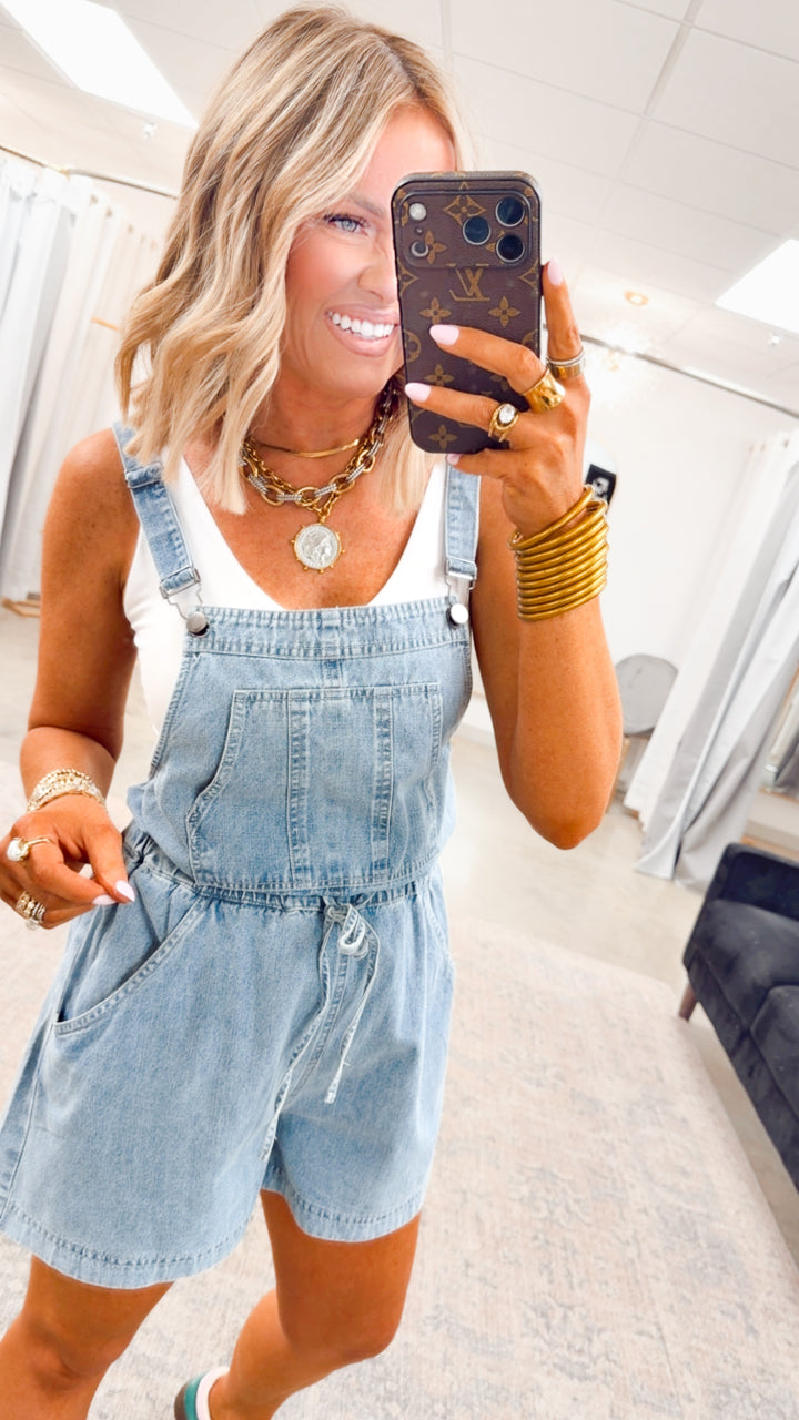 The Downtown Denim Overalls