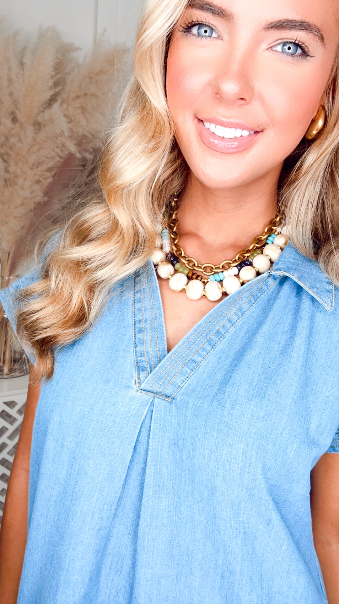 The Sage Washed Denim Dress