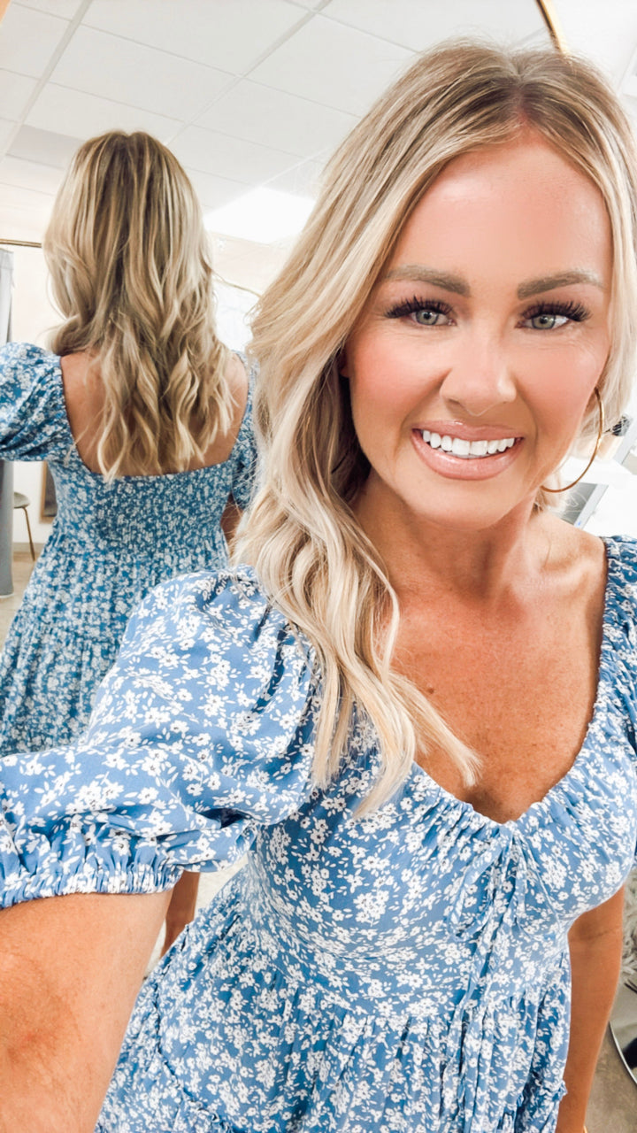 Noelle Floral Babydoll Dress