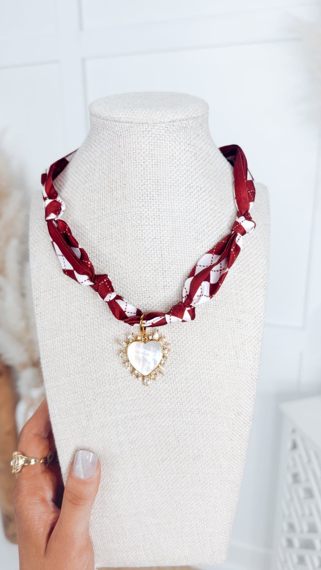 The Preppy Plaid Scarf Necklace