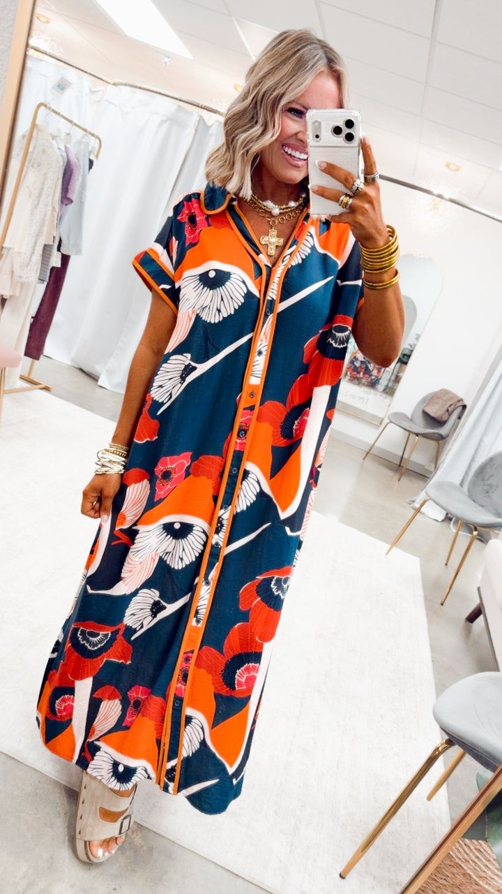 The Monaco Palm Dress