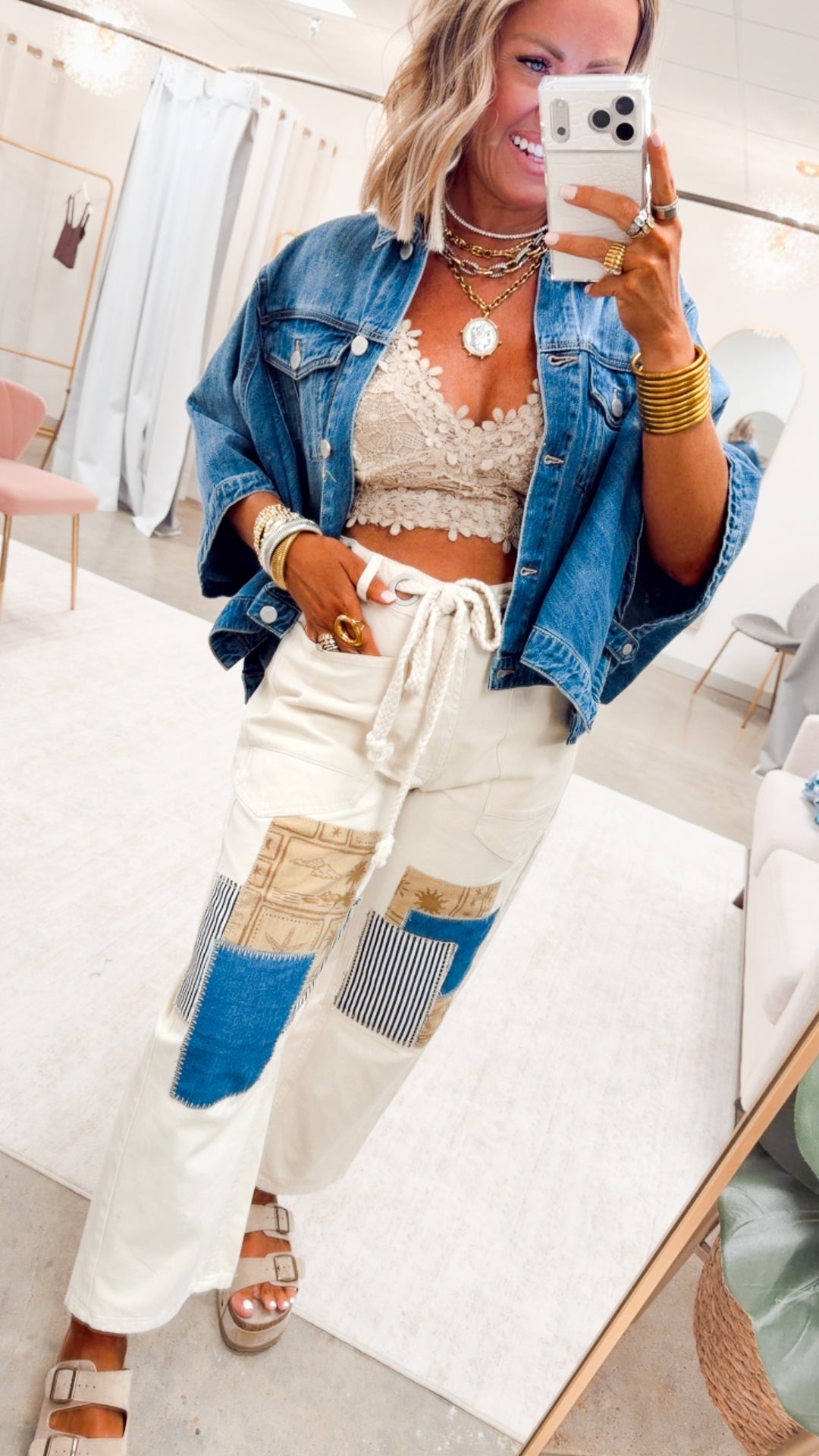 The Patchwork Paradise Jean
