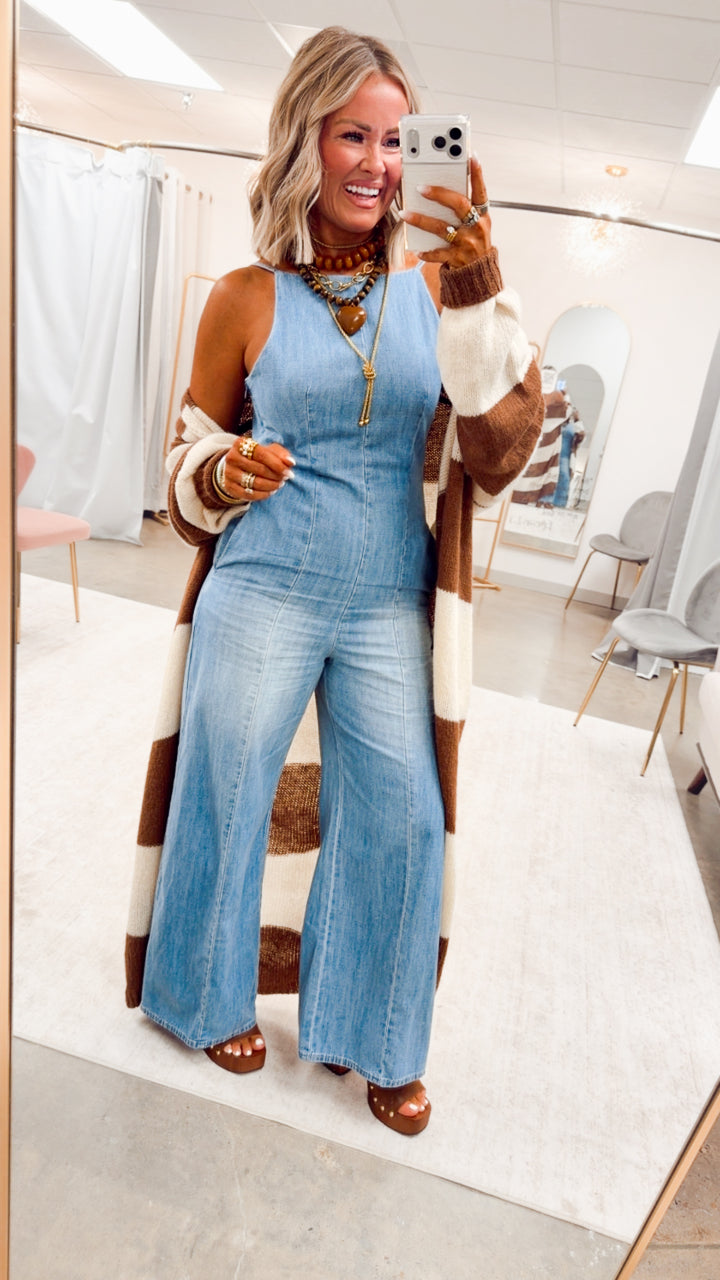 The Hollis Denim Jumpsuit