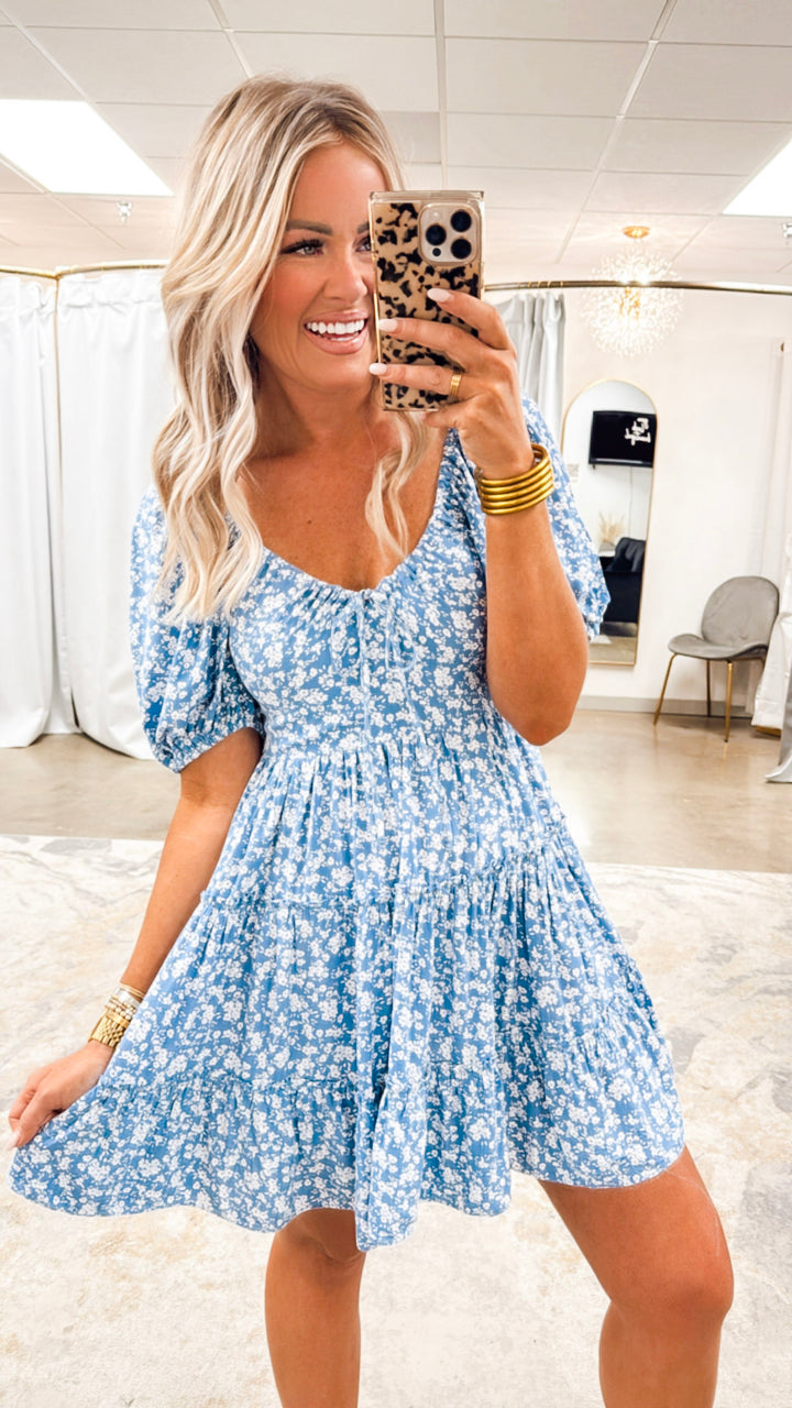 Noelle Floral Babydoll Dress